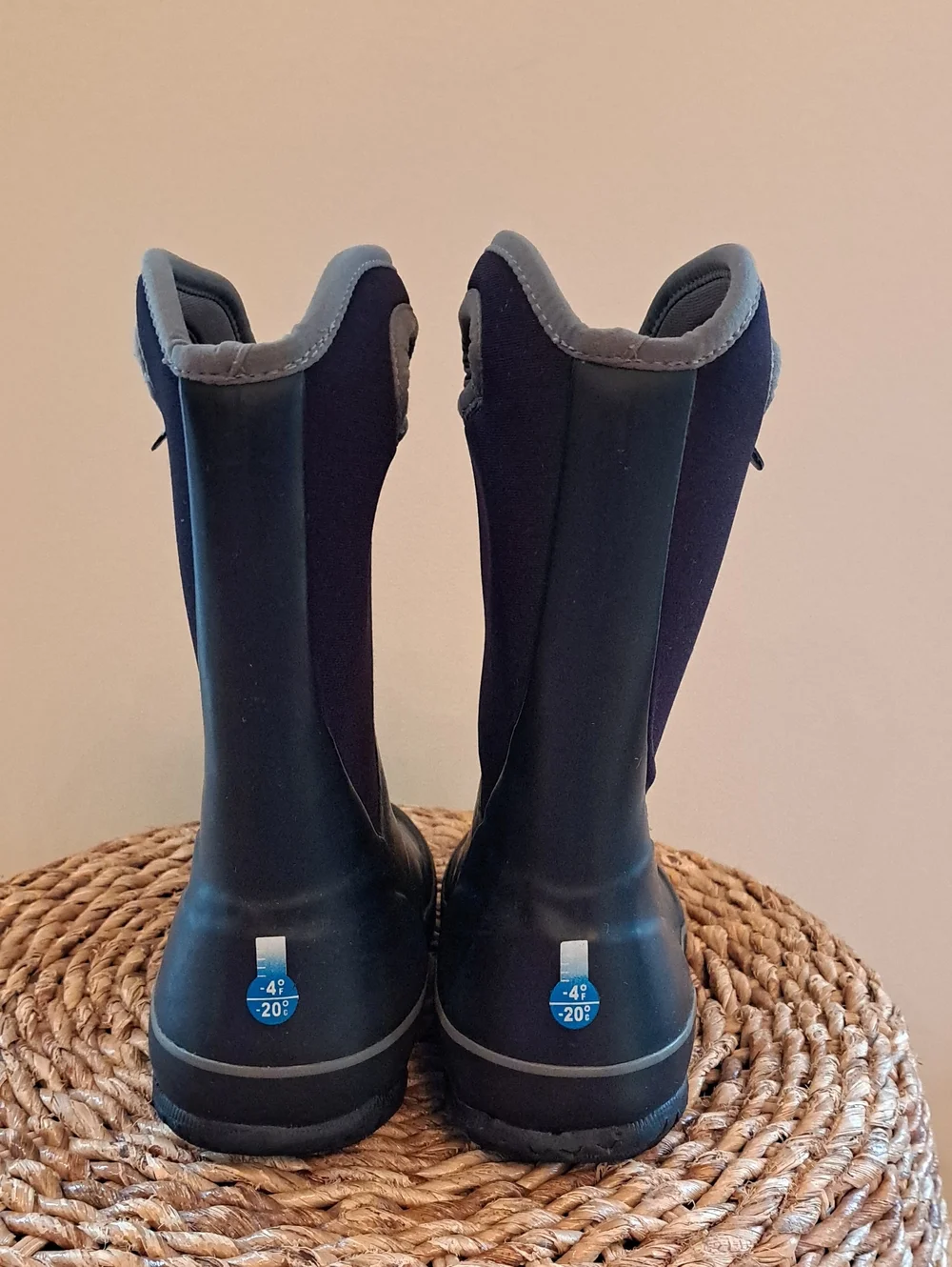 BOGS Youth Unisex Slushie Waterproof/Insulated Black Winter/Rain/Outdoor Boots 2